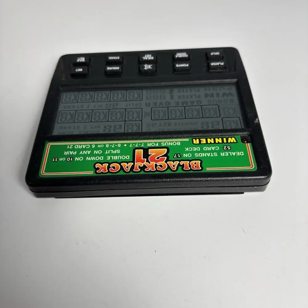 Radio Shack Blackjack 21 Handheld Digital Video Game Tested Works